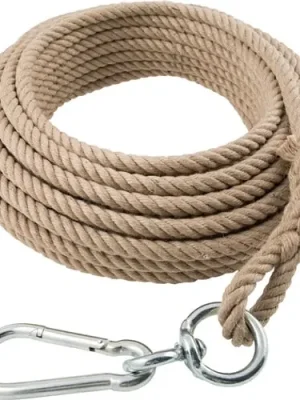 Zertifiziert BRAUN Eimerseil 25m 4-litzig gedreht,m.Schlaufe 18mm - 71318-25-SCH/W/EAN