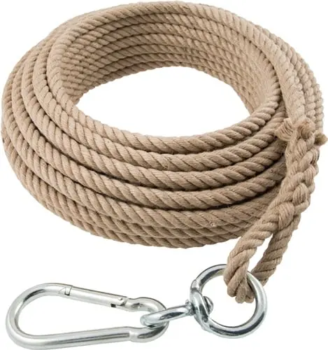 Zertifiziert BRAUN Eimerseil 25m 4-litzig gedreht,m.Schlaufe 18mm - 71318-25-SCH/W/EAN