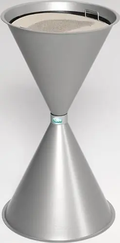 VAR Standascher D400xH730mm silber - 1168 Schnäppchen