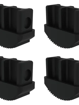 Günzburger Steigtechnik 4x Innenschuh für Leitern bis Baujahr 2004 58 x 25 mm - 019190 Sichere Zahlung