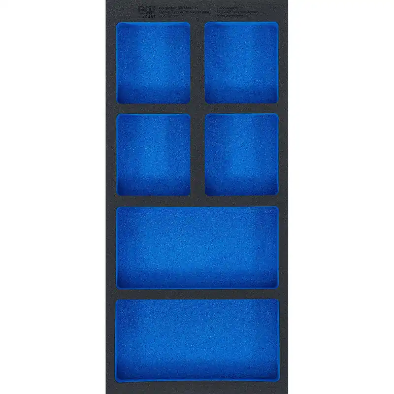 BGS Werkstattwageneinlage 1/3 leer: 6 Ablagefächer 408 x 189 x 32 mm - 74361 Direktkauf