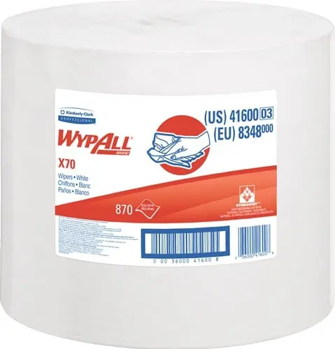 Versand Am Gleichen Tag KIMBERLY-CLARK Reinigungstuch WypAll X70 8348 L315xB310ca.mm weiß 1-lagig - 8348