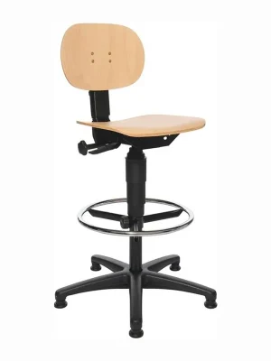 Topstar Arbeitsdrehstuhl Tec 11 Bodengleiter + Fußring - 72210 HO1T Sichere Zahlung