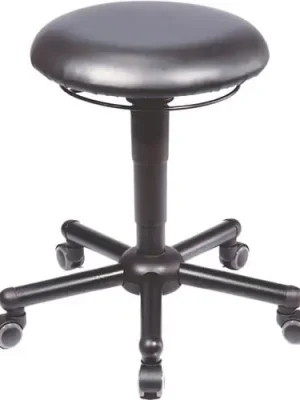 Drehhocker A19 m.Rl.Kunstleder schwarz Sitz-H.465-595mm Hocker MEY Heißes Angebot