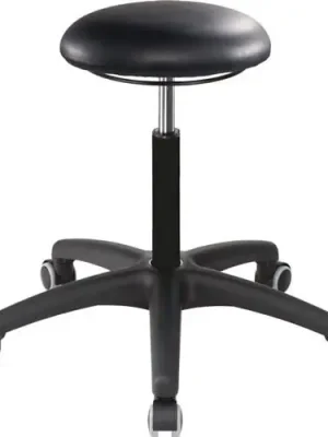 Drehhocker A1S-TR-KL Rl.Kunstleder schwarz Sitz-H.470-600mm MEY Direktkauf