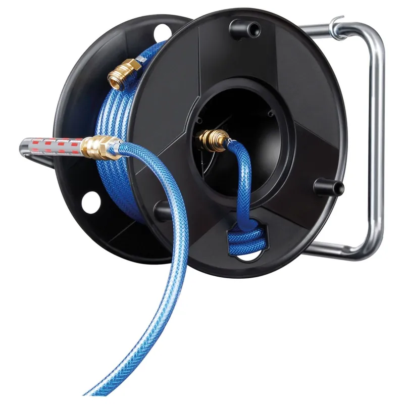 Zertifiziert Brennenstuhl Druckluftschlauchtrommel 20m Schlauch-Ø 6/12mm Anti Twist Armatur DIN - 1127010