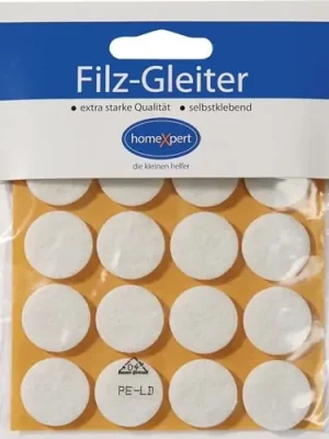 Top-Seller Filzgleiter 17mm Filz weiß selbstkl. - 521701