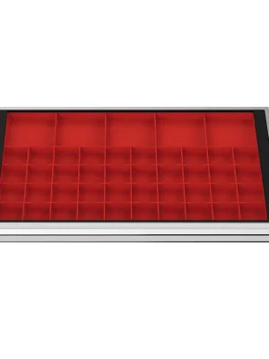 WS24 Schubladeneinteilung Kleinteilekästen BLH 100 mm Innenmaß 800 x 450 mm - WS24-100295 Sonderangebot
