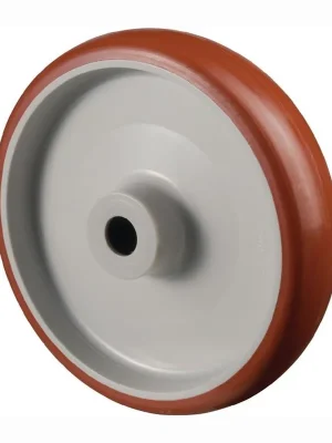 BS Rollen Ersatzrad Polyurethan rot Rollenlager Ø 80 mm 100 kg - B31.080 Neu