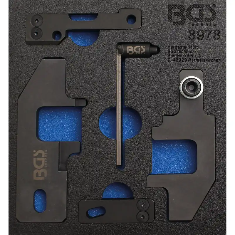 Sichere Zahlung BGS Werkstattwageneinlage 1/6: Motor-Einstellwerkzeug-Satz für PSA / Toyota 1.0 / 1.2 VTi - 8978