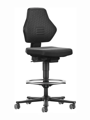 interstuhl Arbeitsdrehstuhl Air Flow Rollen + Fußring - 9071-SP01-807 Neuheit