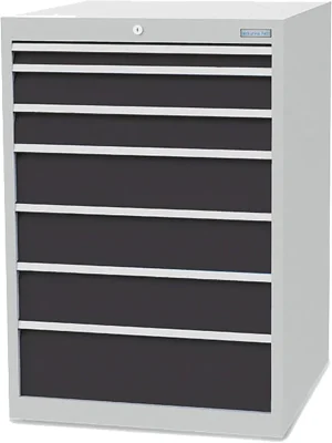 Kostenloser Versand Bedrunka+Hirth Schubladenschrank Tiefe 736 mm R 24-24 7x Schublade BxTxH 705x736x 1.019 mm - 700/1231V10Z