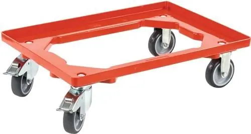 Bestpreis allit Kistenroller Tragfähigkeit 250 kg Gummi-Bereifung - 456868