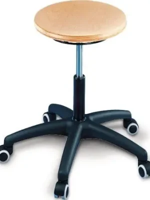 Garantierte Lieferung Drehhocker m.Rollen Buche natur Sitz-H.420-550mm