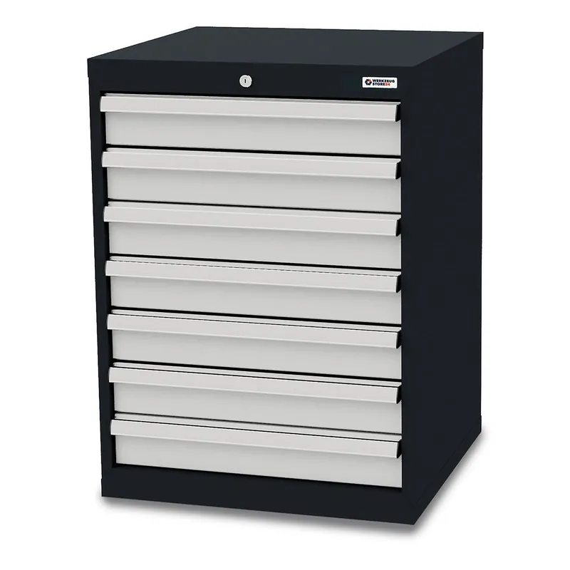 WS24 Schubladenschrank Schubladen: 7 x 100 B x T x H 600 x 575 x 820 mm - WS24-100193 Meistverkauft