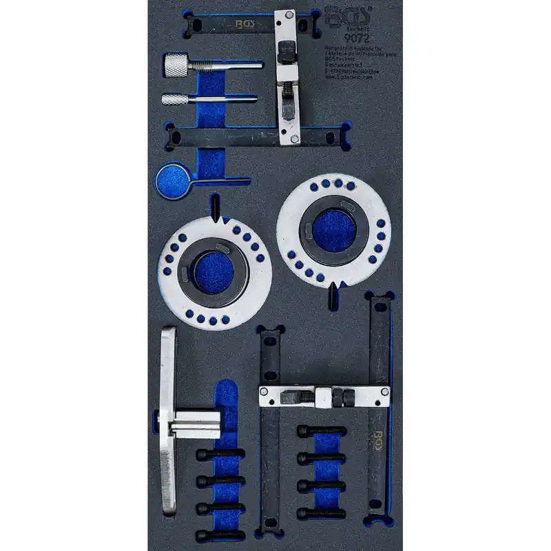 BGS Werkstattwageneinlage 1/3: Motor-Einstellwerkzeug-Satz für Ford 1.0 / 3-Zylinder Ecoboost - 9072 Echt