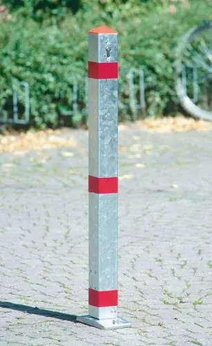 Garantierte Lieferung Urbanus Sperrpfosten Stahl silber - AS-125