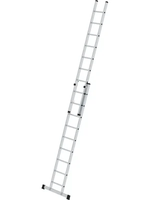Günzburger Steigtechnik Sprossen-Schiebeleiter 2tlg. mit Standard-Traverse 2 x 9 Sprossen - 011609 Neue Kollektion