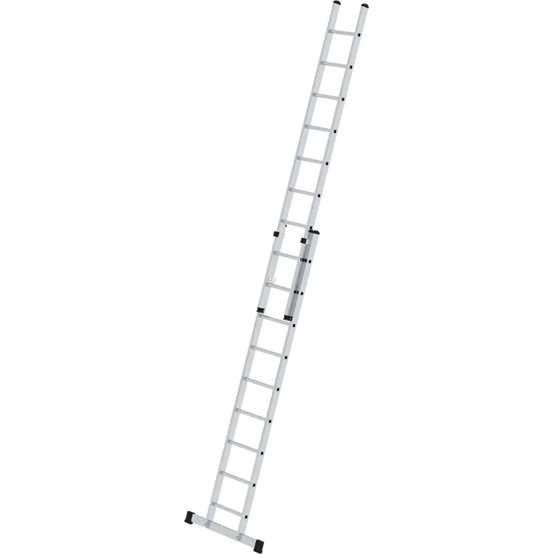 Günzburger Steigtechnik Sprossen-Schiebeleiter 2tlg. mit Standard-Traverse 2 x 9 Sprossen - 011609 Neue Kollektion
