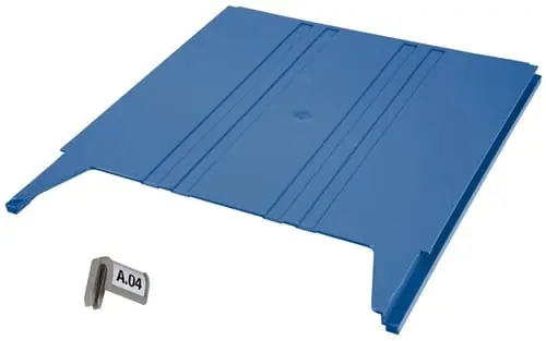Neu Im Sortiment EICHNER Wandsortierer FLAT Anbaumodul blau B240xT15xH302mm - 9218-05056-010