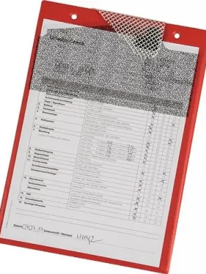 Eichner Auftragstasche mit Klettverschluss Kordel und 2 Fächern rot - 9015-00715 Heißes Angebot