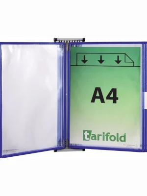 Geprüft tarifold Wandhalter 5 Sichttafeln blau - 416161