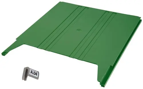 EICHNER Wandsortierer FLAT Anbaumodul grün B240xT15xH302mm - 9218-05056-030 Sichere Zahlung