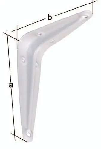 Markenprodukt GAH Alberts Konsole L.350 mm H.300 mm Stahl weiß lackiert Tragfähigkeit 200 kg - 348731