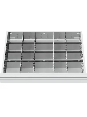 Finale Aktion WS24 Schubladeneinteilung Metalleinteilung BLH 150/175 mm Innenmaß 600 x 450 mm - WS24-100248