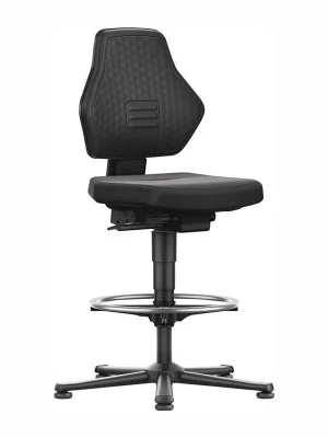Preis Gesenkt interstuhl Arbeitsdrehstuhl Air Flow Bodengleiter + Fußring - 9071-SP01
