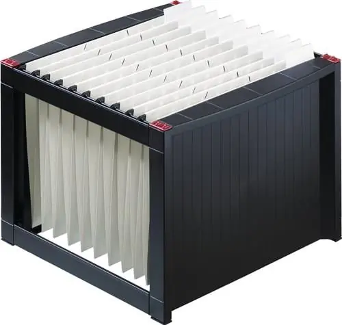 helit Hängeregistraturgestell Kunststoff schwarz - H 61100-92 Kostenloser Versand