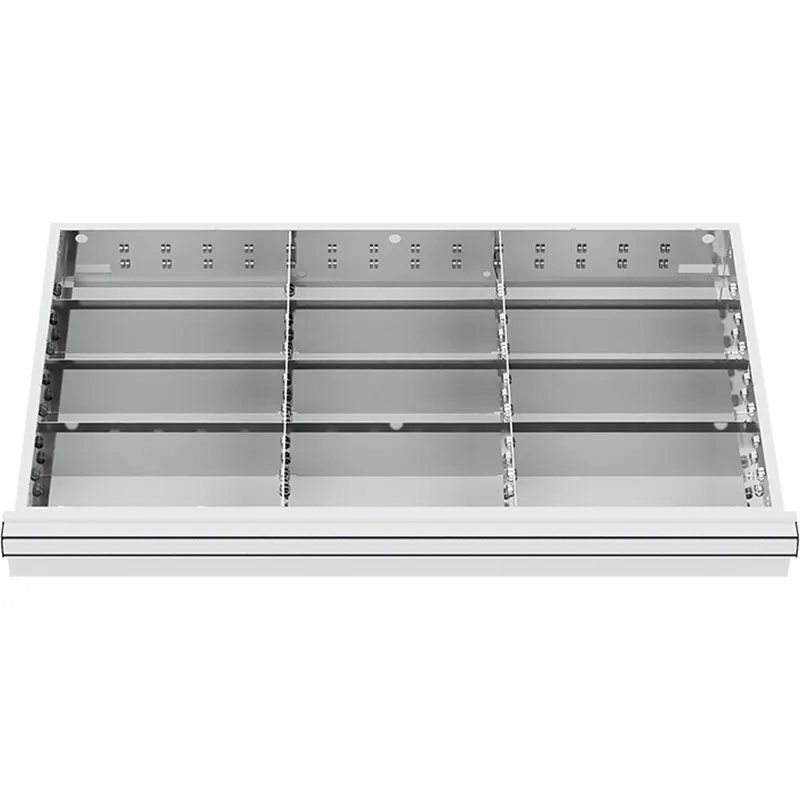 WS24 Schubladeneinteilung Metalleinteilung BLH 75 mm Innenmaß 800 x 450 mm - WS24-100289 Sonderaktion