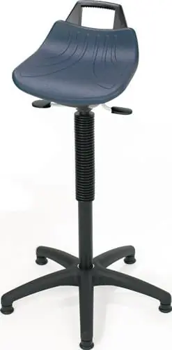 Stehhilfe PU-Integralschaum Sitz-H.610-860mm Ku.-Fußkreuz Bodengl.LOTZ Direkt Vom Hersteller