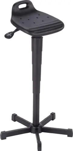 Sichere Zahlung Stehhilfe PU-Schaum Sitz-H.610-880mm STA schwarz Tragegriff MEY