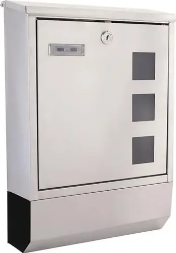 Neue Kollektion Briefkasten Corto H.435mm B.300mm T.100mm grau VA DIN C4 ROTTNER