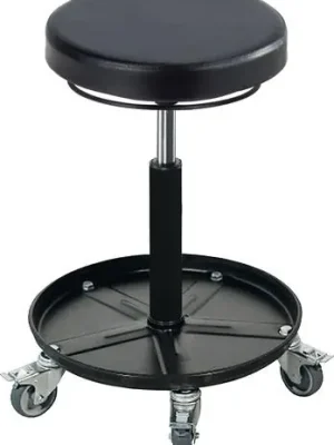 Montagehocker m.Rl.PU-Schaum schwarz Sitz-H.420-545mm MEY Neuheit