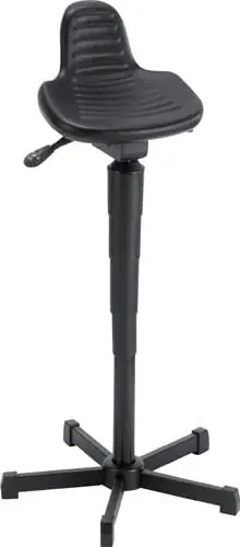 Stehhilfe PU-Schaum Sitz-H.610-895mm STA schwarz Rückstütze MEY Heißes Angebot