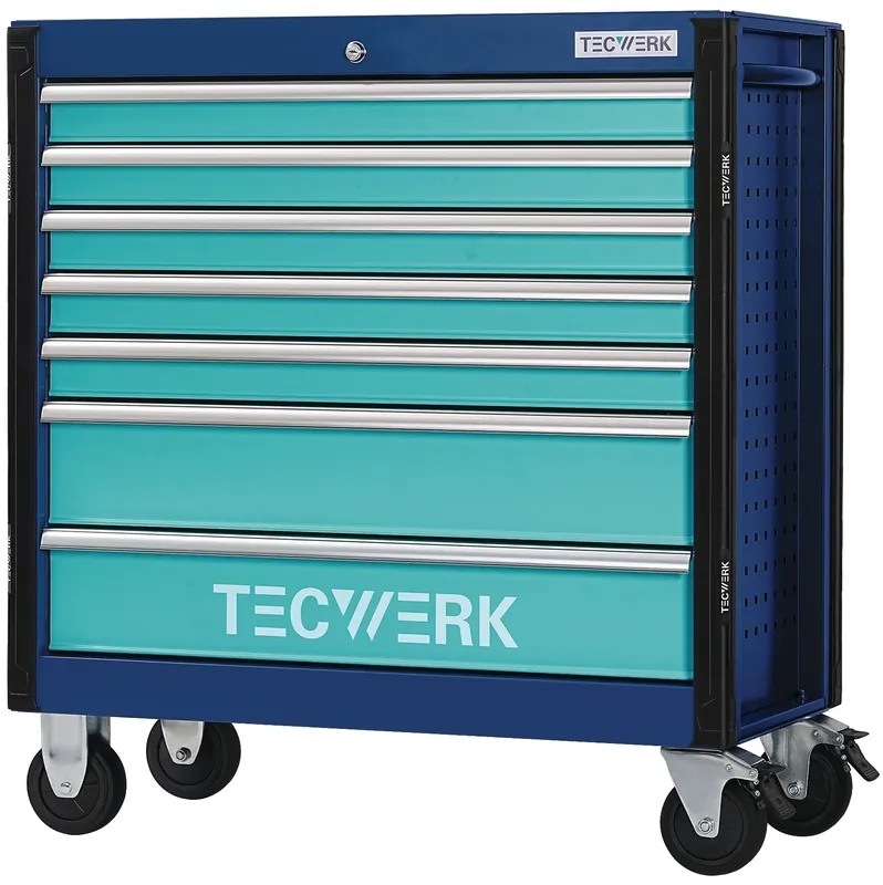 Jetzt Kaufen Wkz.wagen PLUS XL 2.0 B960xT465xH1020mm 500kg 7 Schubl.Stahlbl.TECWERK