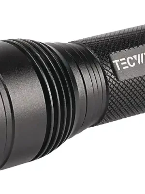 Echt LED-Taschenlampe 150-500 lm 3xAAA 100/170m schwarz TECWERK