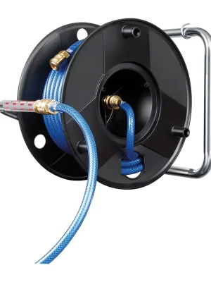 Brennenstuhl Druckluftschlauchtrommel  20m Schlauch-Ø 9/15mm Anti Twist Armatur DIN - 1127030 Markenprodukt