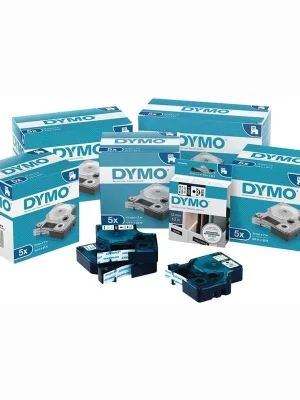 Letzte Chance Dymo Schriftband Bandbreite 24 mm Bandlänge 7 m schwarz auf weiß - S0720930