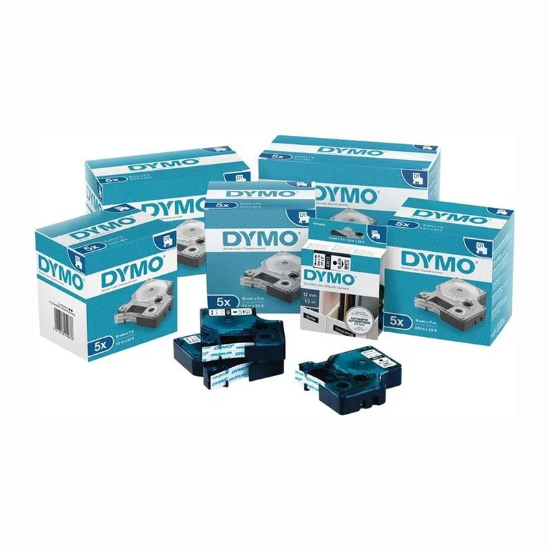 Letzte Chance Dymo Schriftband Bandbreite 24 mm Bandlänge 7 m schwarz auf weiß - S0720930