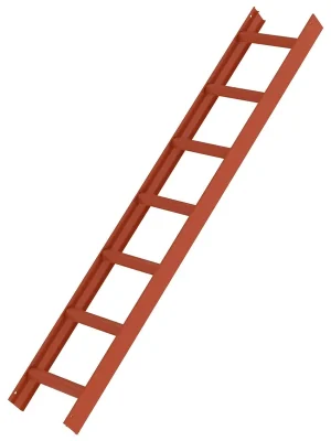 Bestpreis Günzburger Steigtechnik Dachleiter rot 7 Sprossen - 011114