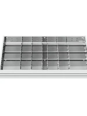 WS24 Schubladeneinteilung Metalleinteilung BLH 150/175 mm Innenmaß 800 x 450 mm - WS24-100307 Preisreduziert