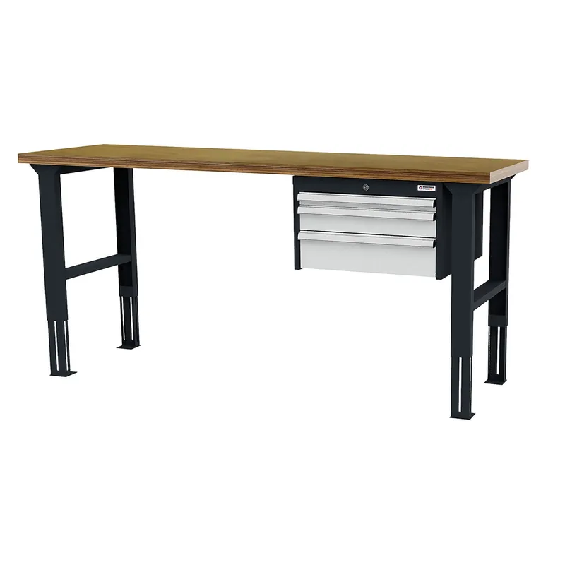 Echt WS24 Arbeitstisch höhenverstellbar Schubladen: 1 x 50 1 x 100 1 x 150 B x T x H 2.000 x 600 x 760-1060 mm - WS24-100405