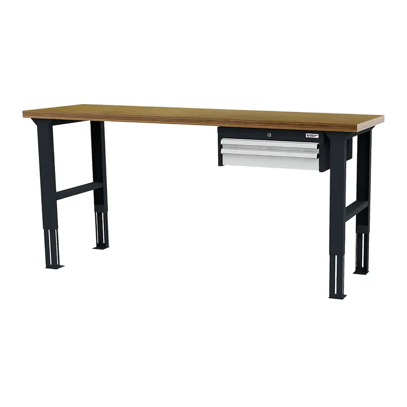 Top-Preis WS24 Arbeitstisch höhenverstellbar Schubladen: 1 x 50 1 x 100 B x T x H 2.000 x 600 x 760-1060 mm - WS24-100399