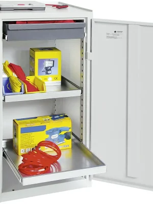 Solange Der Vorrat Reicht Stumpf Werkzeug- und Materialschrank Serie 3000 lichtgrau + 1 Schublade 100 mm + 2 Auszugsböden - 3001107
