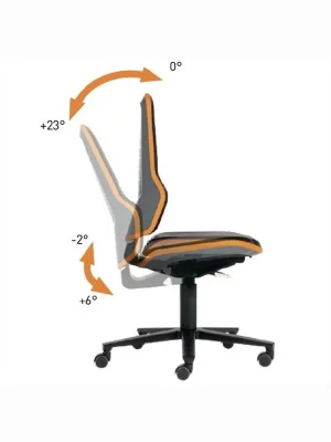 Sichere Zahlung interstuhl Arbeitsdrehstuhl Neon Rollen - 9573-9999-3277