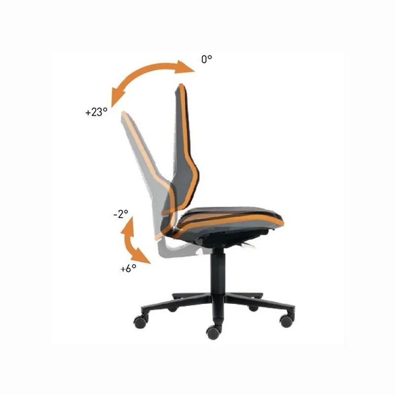 Sichere Zahlung interstuhl Arbeitsdrehstuhl Neon Rollen - 9573-9999-3277