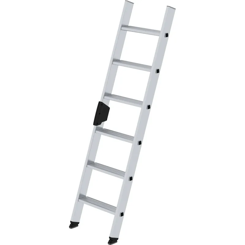 Günzburger Steigtechnik Stufen-Anlegeleiter ohne Traverse 6 Stufen - 040306 Heißes Angebot